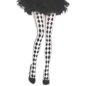 Harlequin tights for women