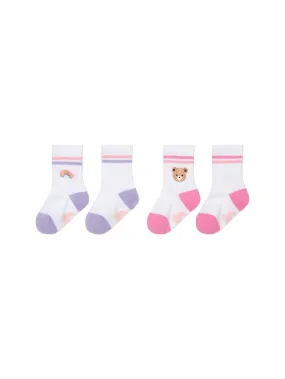 Huxbaby - Hux Sockys Blush 2Pk - HB8142W25