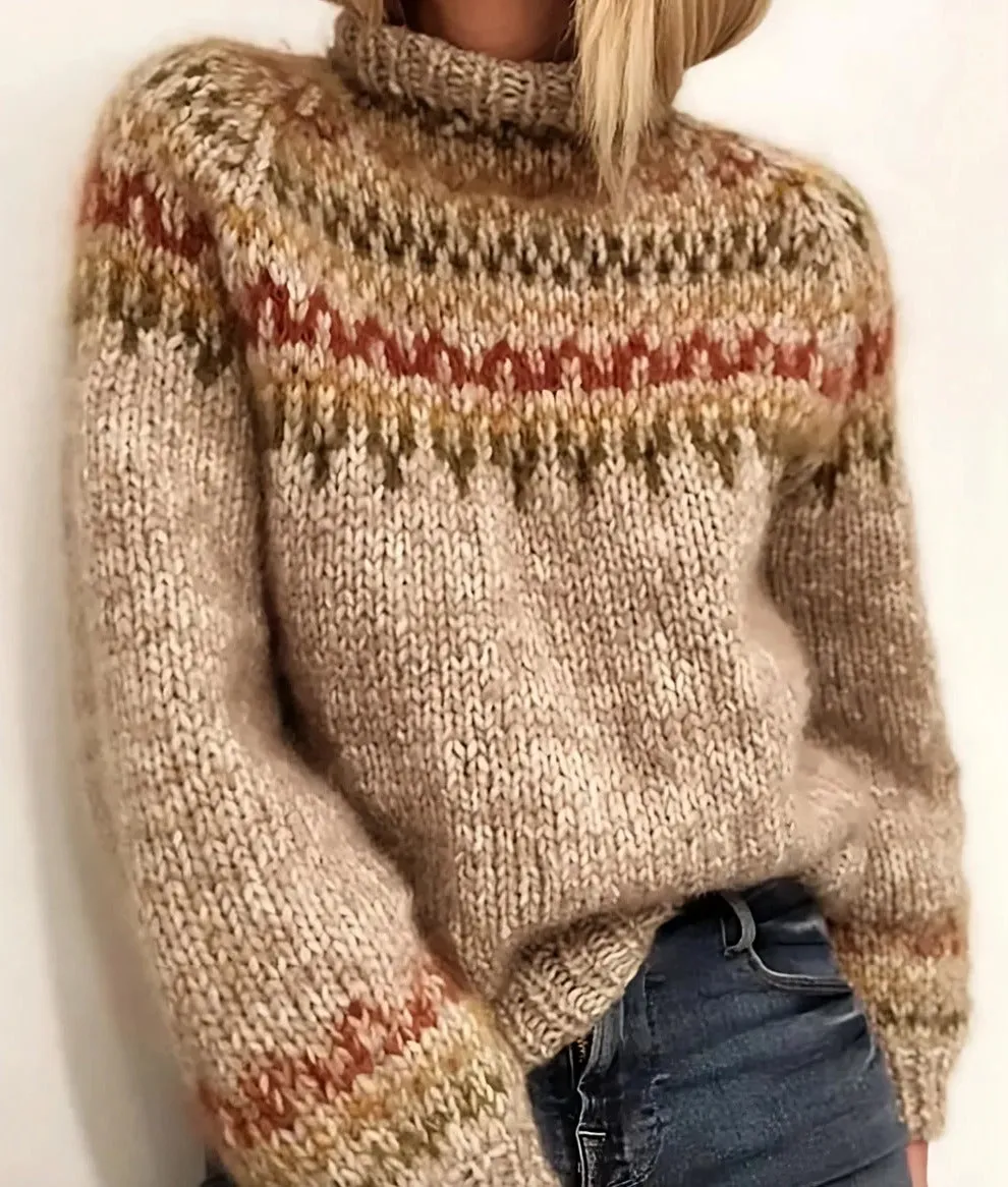 Icelandic Wool Turtleneck Sweater