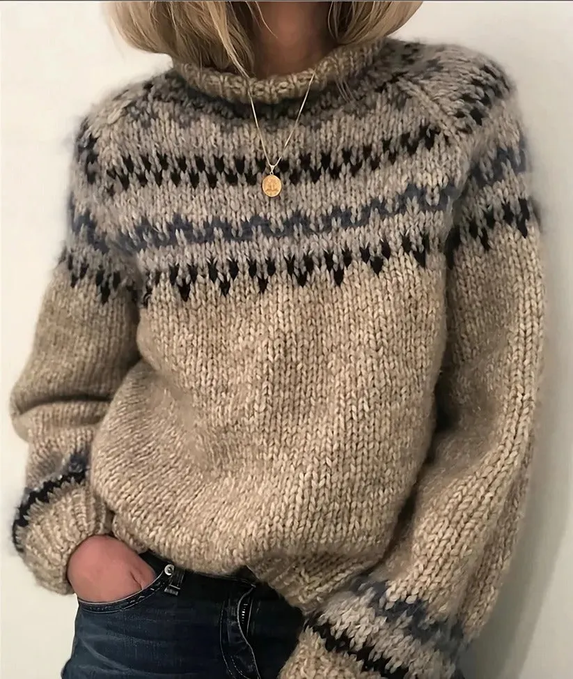 Icelandic Wool Turtleneck Sweater