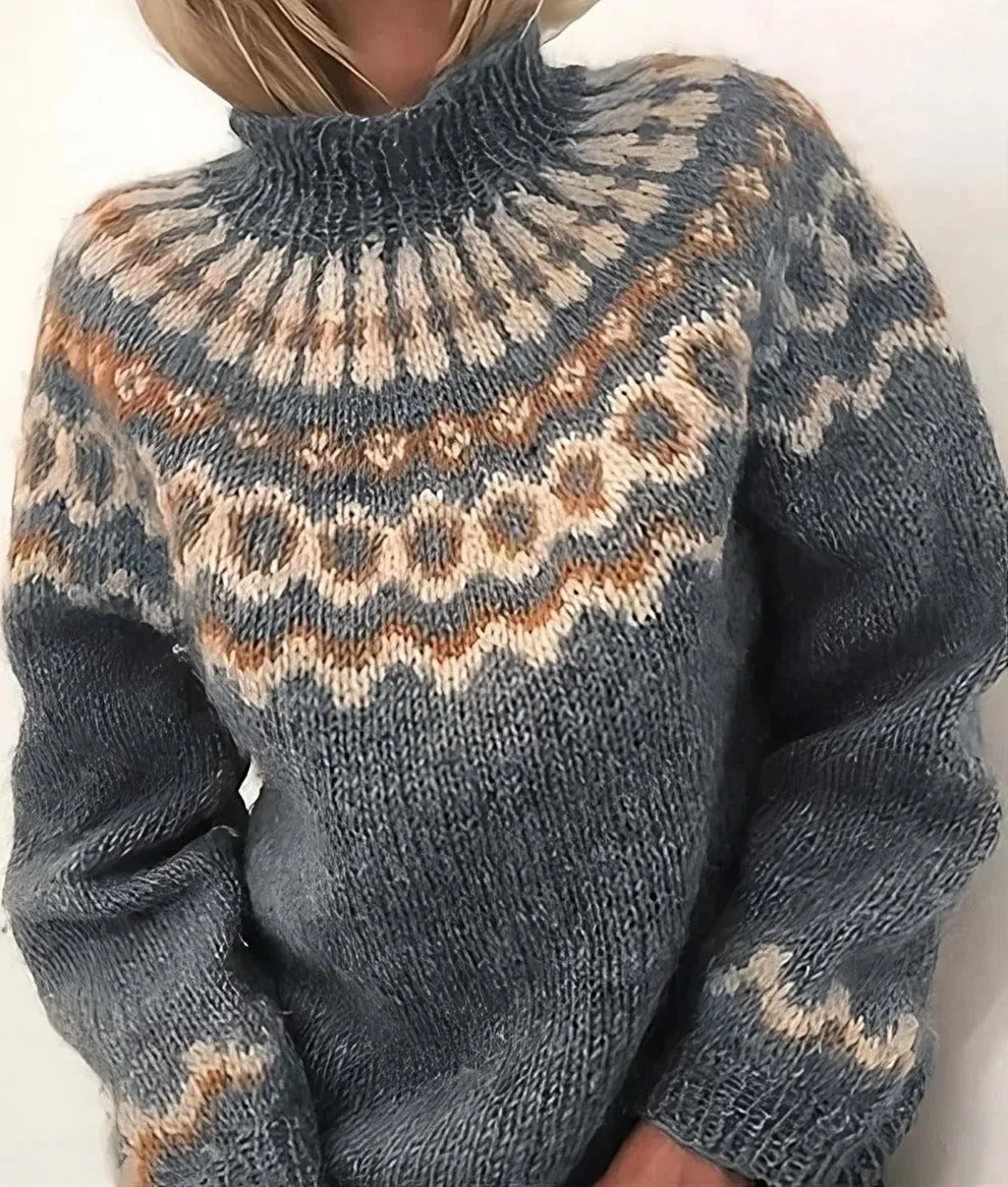 Icelandic Wool Turtleneck Sweater