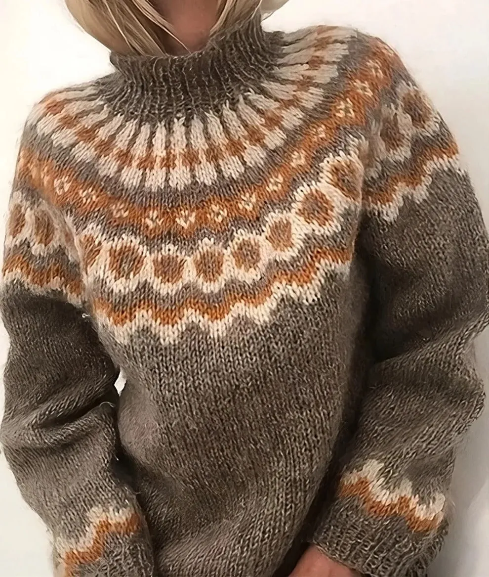 Icelandic Wool Turtleneck Sweater