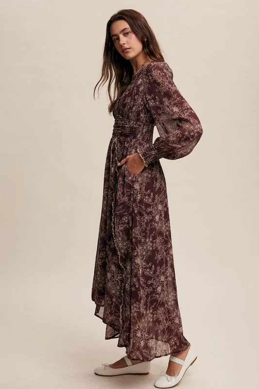 In My Dreams Ruffle Maxi Dress