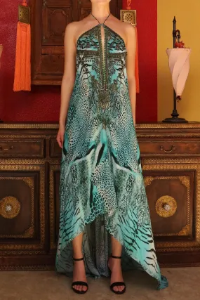 Infinity Long Blue Dress