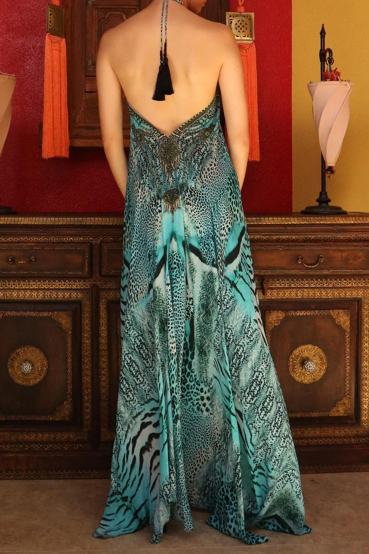 Infinity Long Blue Dress