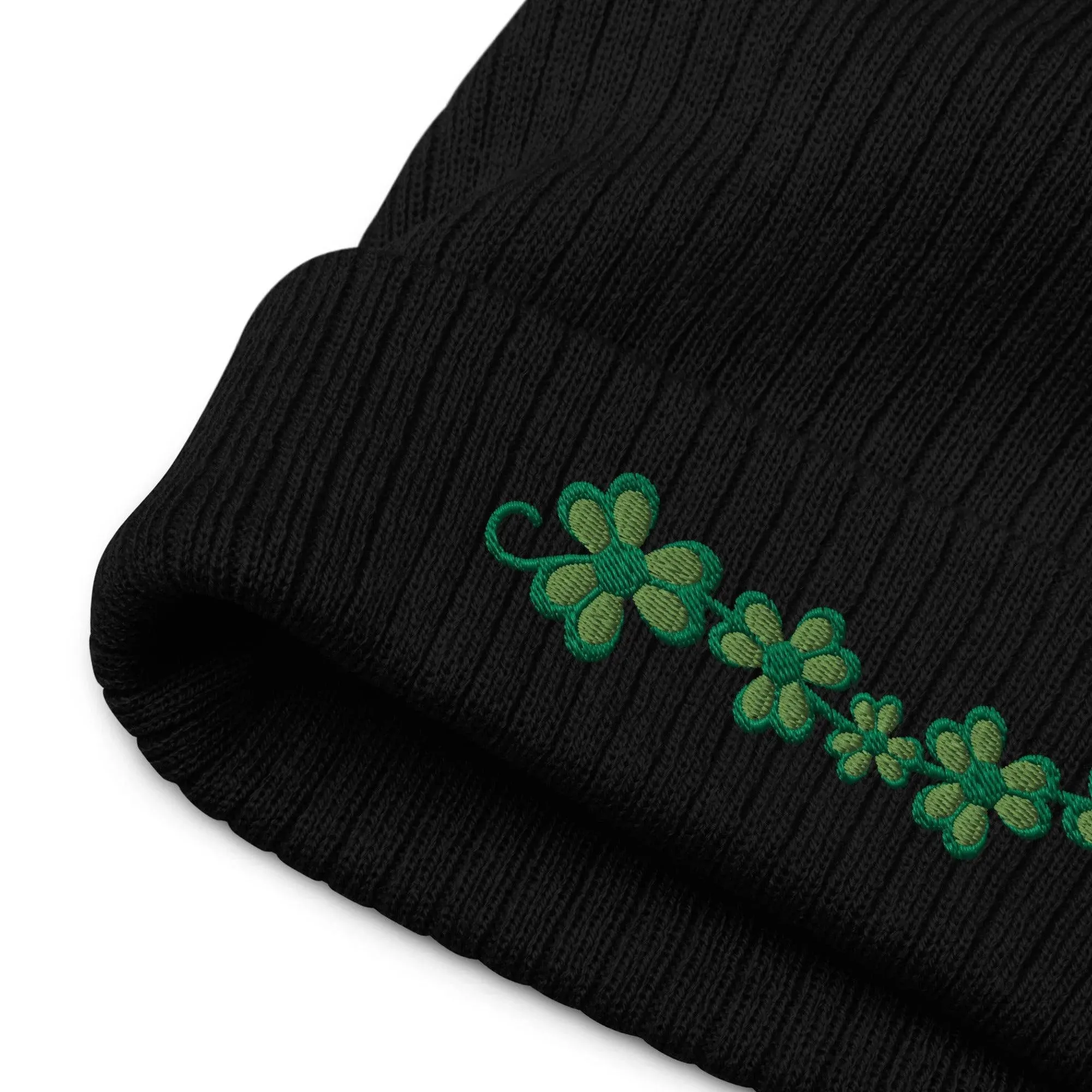 Irish Shamrock Garden Beanie