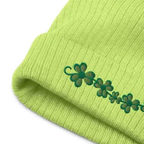 Irish Shamrock Garden Beanie