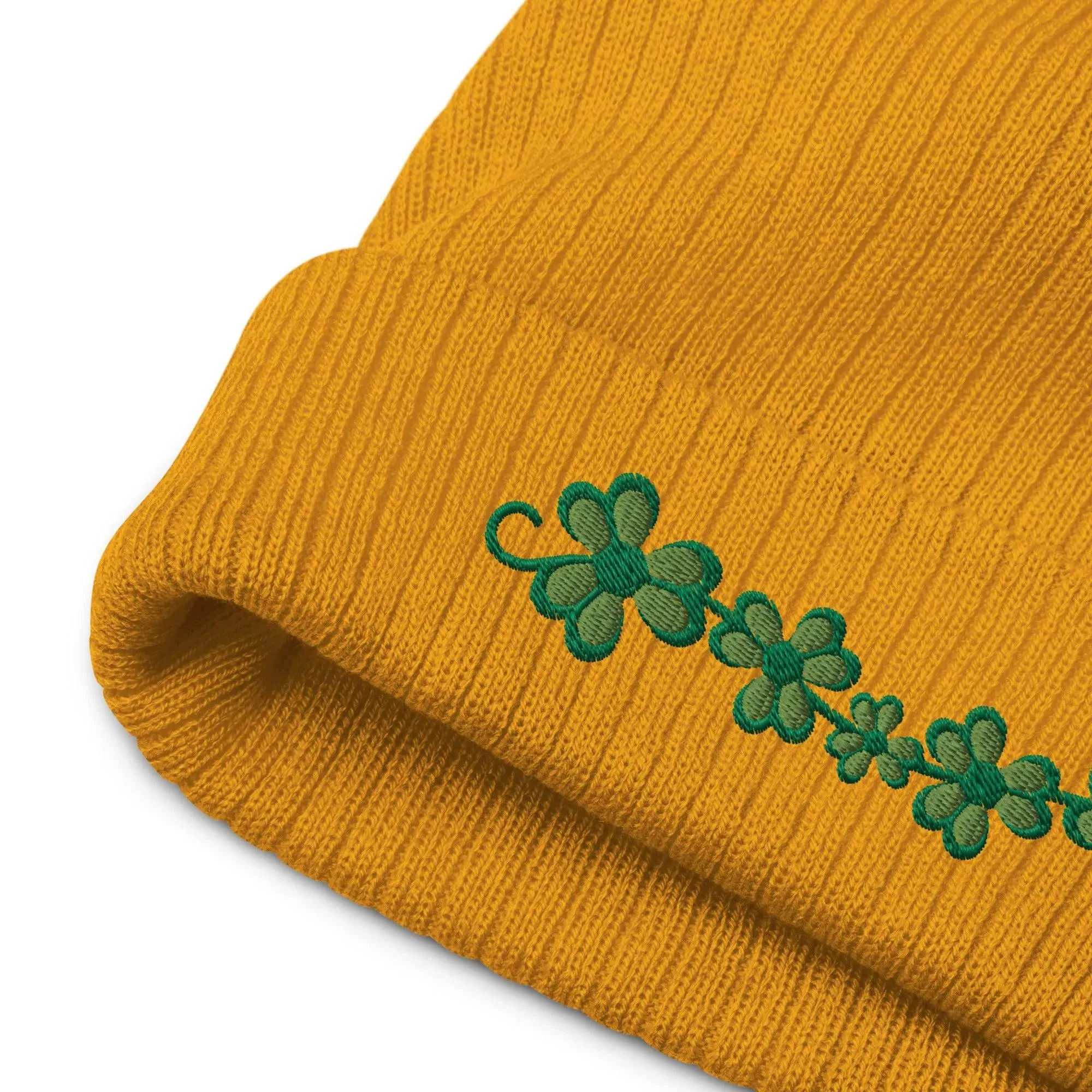 Irish Shamrock Garden Beanie