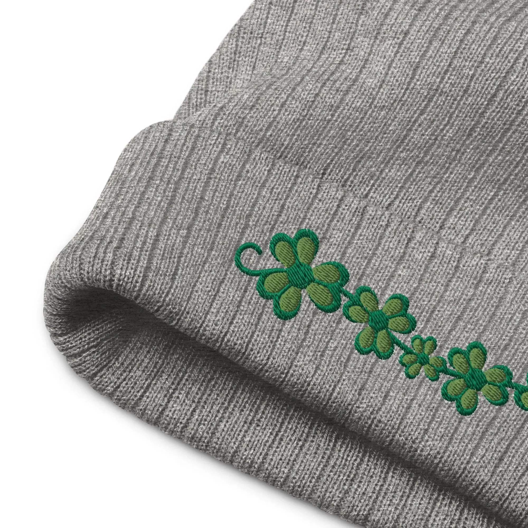 Irish Shamrock Garden Beanie