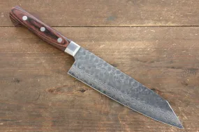 Jikko VG10 17 Layer Kiritsuke Santoku  170mm Mahogany Handle