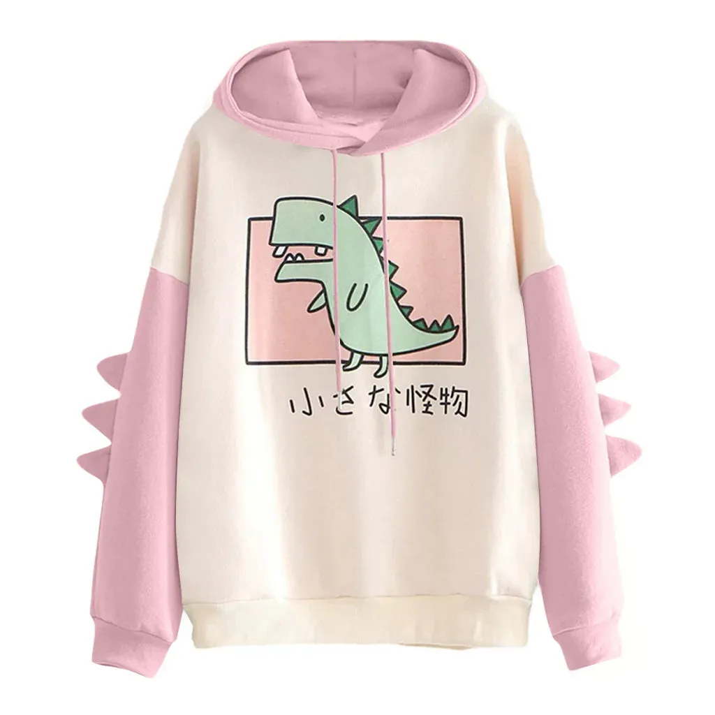 Kawaii Dinosaur Hoodie