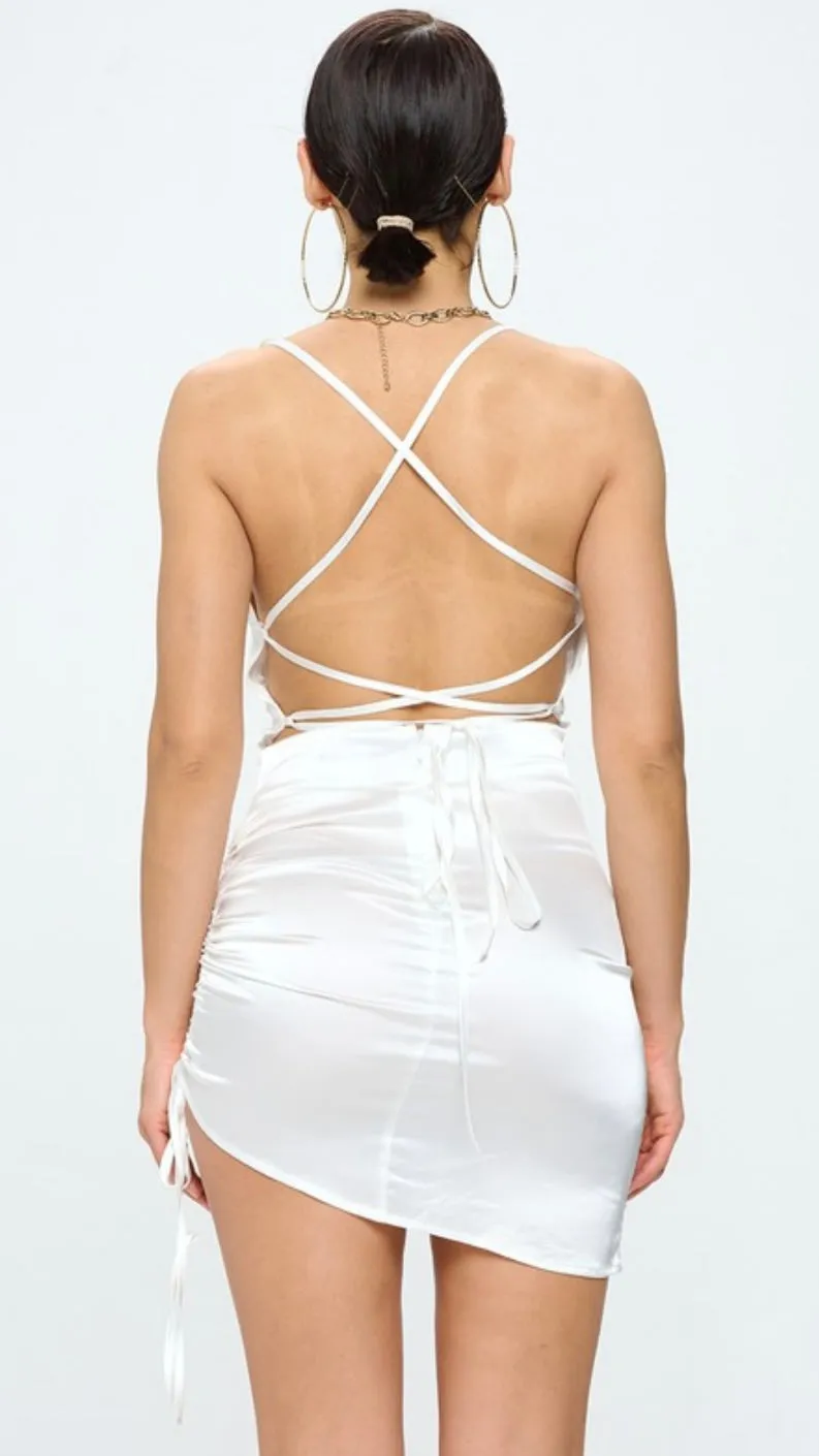 Leslie Dress - White