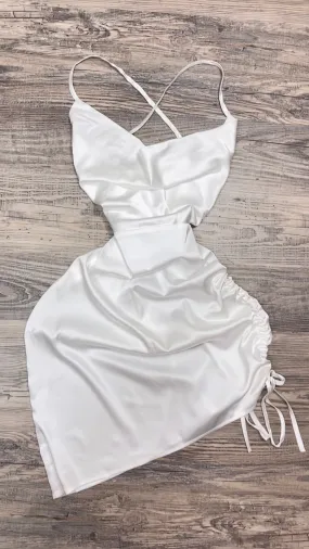Leslie Dress - White