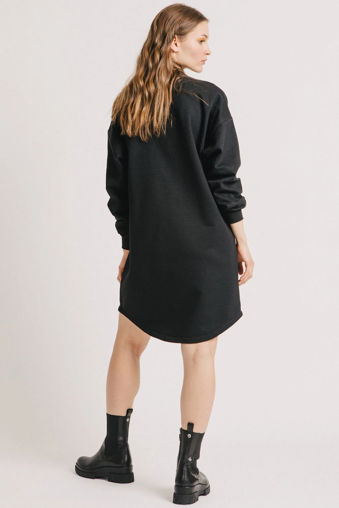 Lux Sweatdress Black