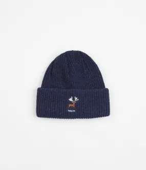 Magenta Deer Beanie - Petrol Blue