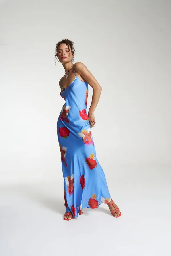 Maxi Siren Dress Capulet Cap