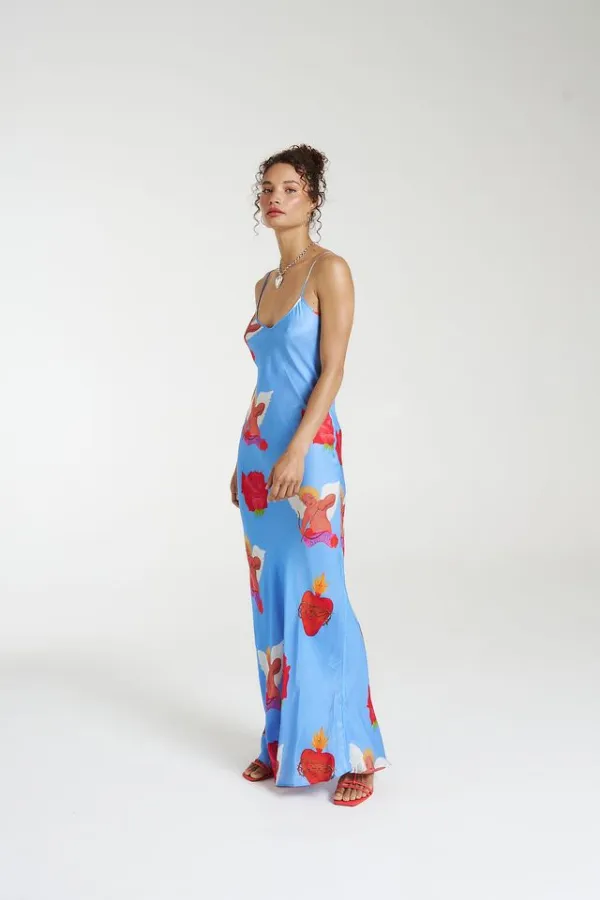 Maxi Siren Dress Capulet Cap