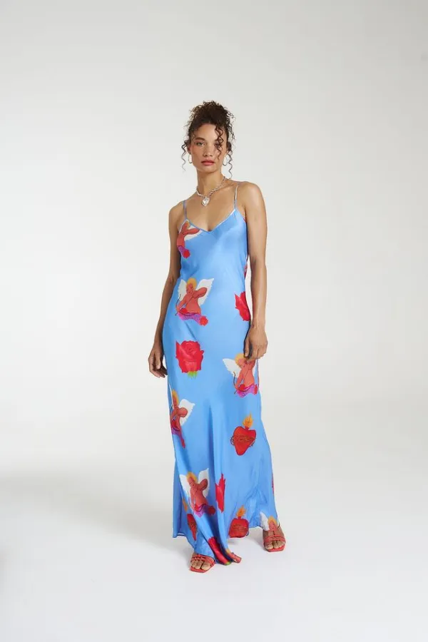 Maxi Siren Dress Capulet Cap