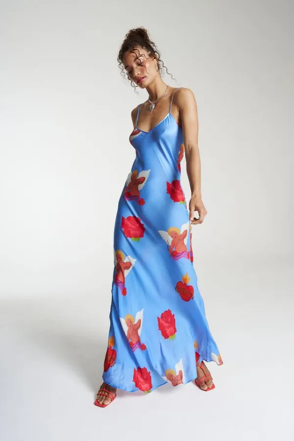 Maxi Siren Dress Capulet Cap