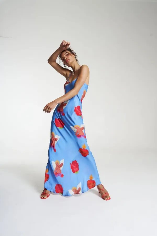 Maxi Siren Dress Capulet Cap