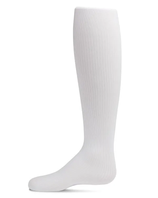 Memoi Fine Ribbed Tights-MK-214
