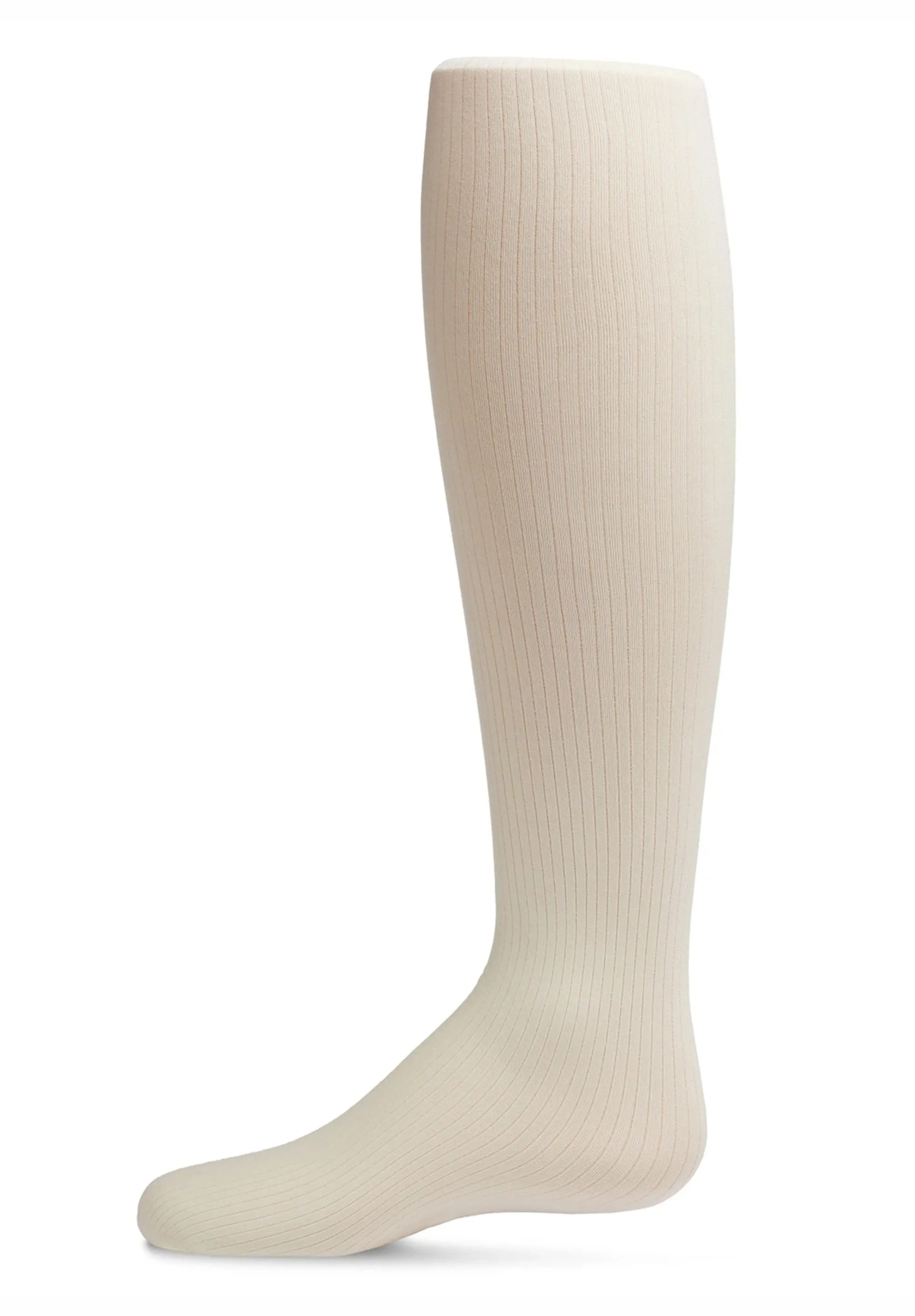 Memoi Fine Ribbed Tights-MK-214