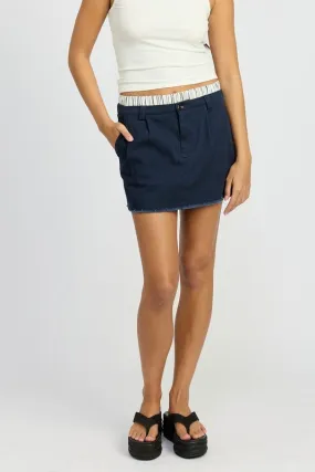 Mid Rise Mini Skirt