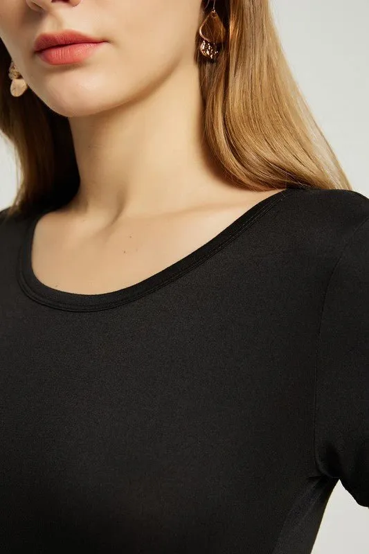 Midnight Reflections Long Black Dress