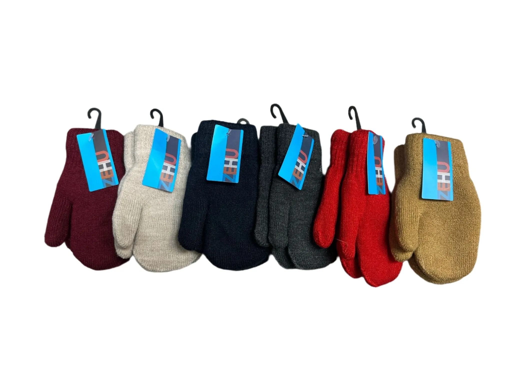mitten double layer - camel