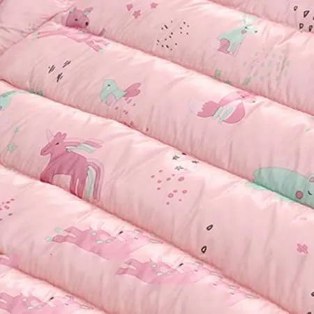 MML Unicorn & Animal Peach Puffer Jacket 9956