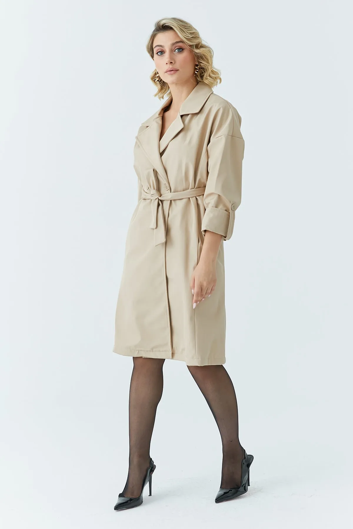 MPL Women's Belted Trench Coat 9104 - Tacámbaro de Codallos