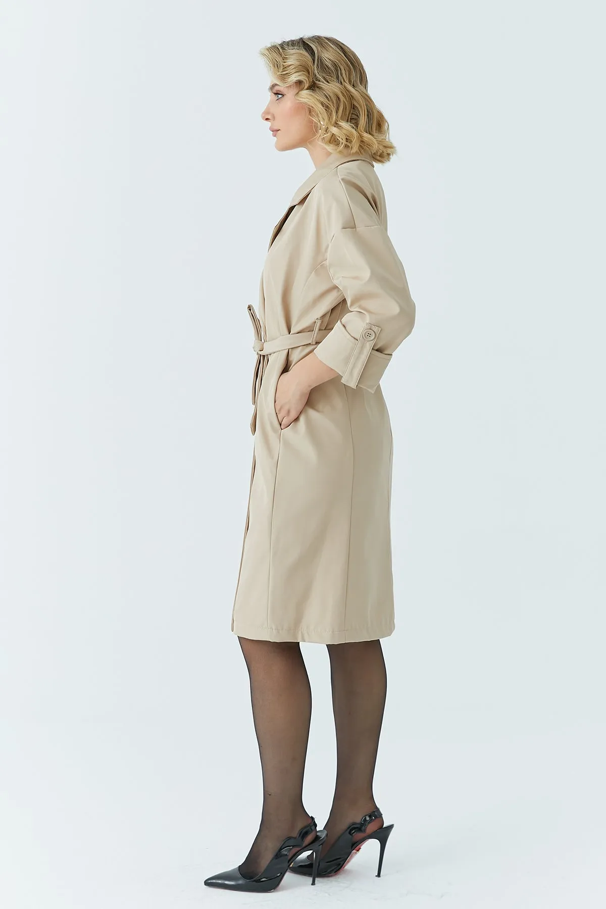 MPL Women's Belted Trench Coat 9104 - Tacámbaro de Codallos