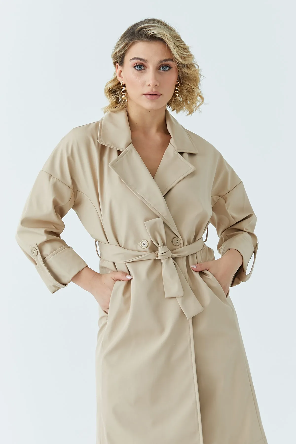 MPL Women's Belted Trench Coat 9104 - Tacámbaro de Codallos