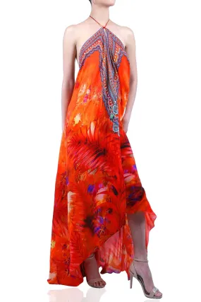 Multiway Long Dress Orange