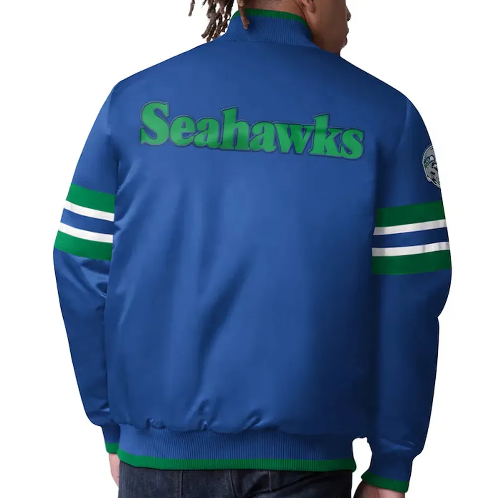 NFL Scout I Seattle Seahawks Satin Jacket Men and Women