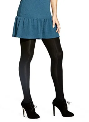 NO NONSENSE - Women's Super Opaque Control-Top Tights Black Size Large - 1 Pair