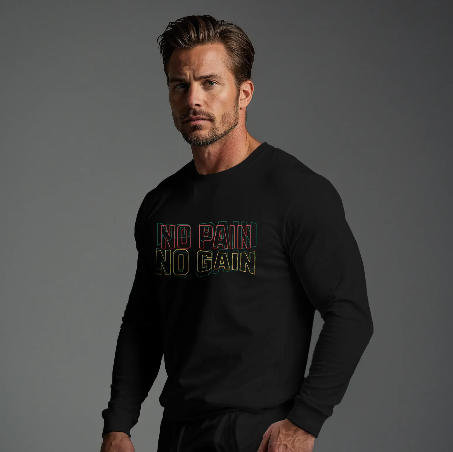 No Pain No Gain Unisex Crewneck Sweatshirt