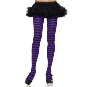 Opaque Striped Tights