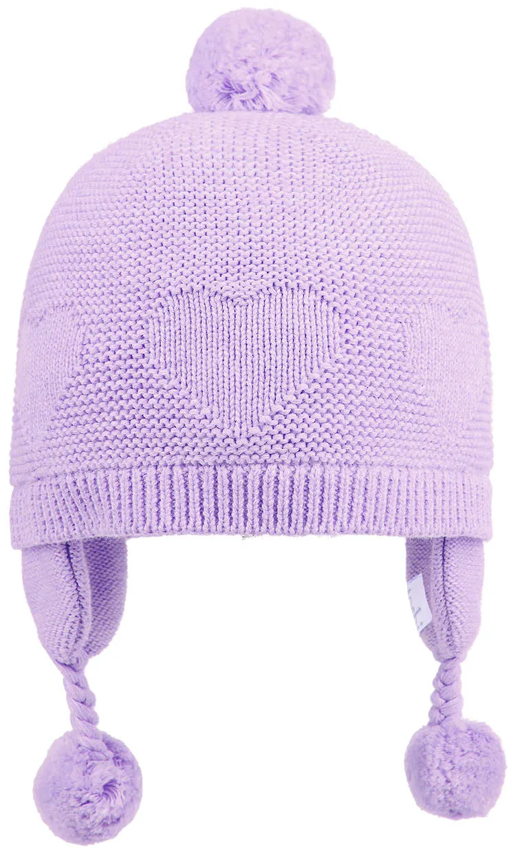 Organic Earmuff Heart Amethyst