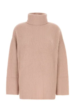 Pink cashmere Lisbon sweater
