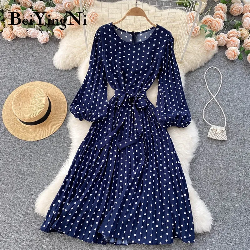 Polka Dot Printed Dress