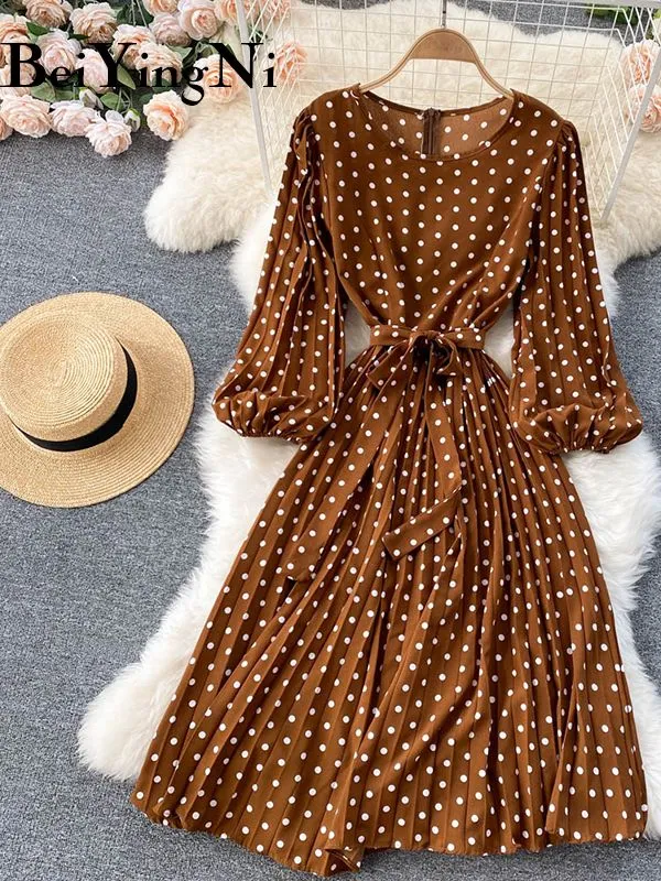 Polka Dot Printed Dress