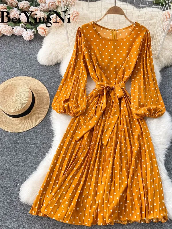 Polka Dot Printed Dress