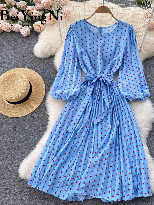 Polka Dot Printed Dress
