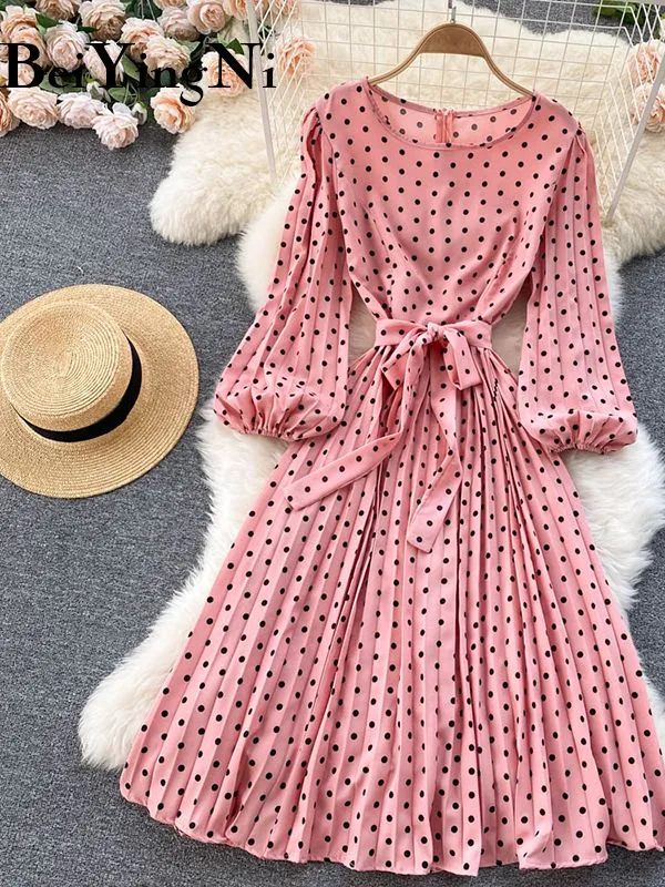 Polka Dot Printed Dress