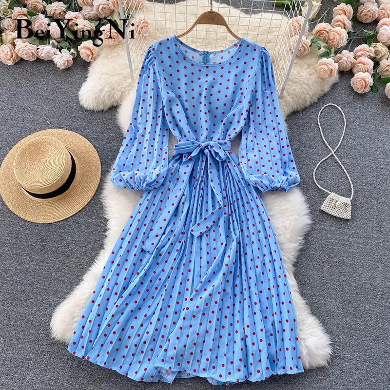 Polka Dot Printed Dress