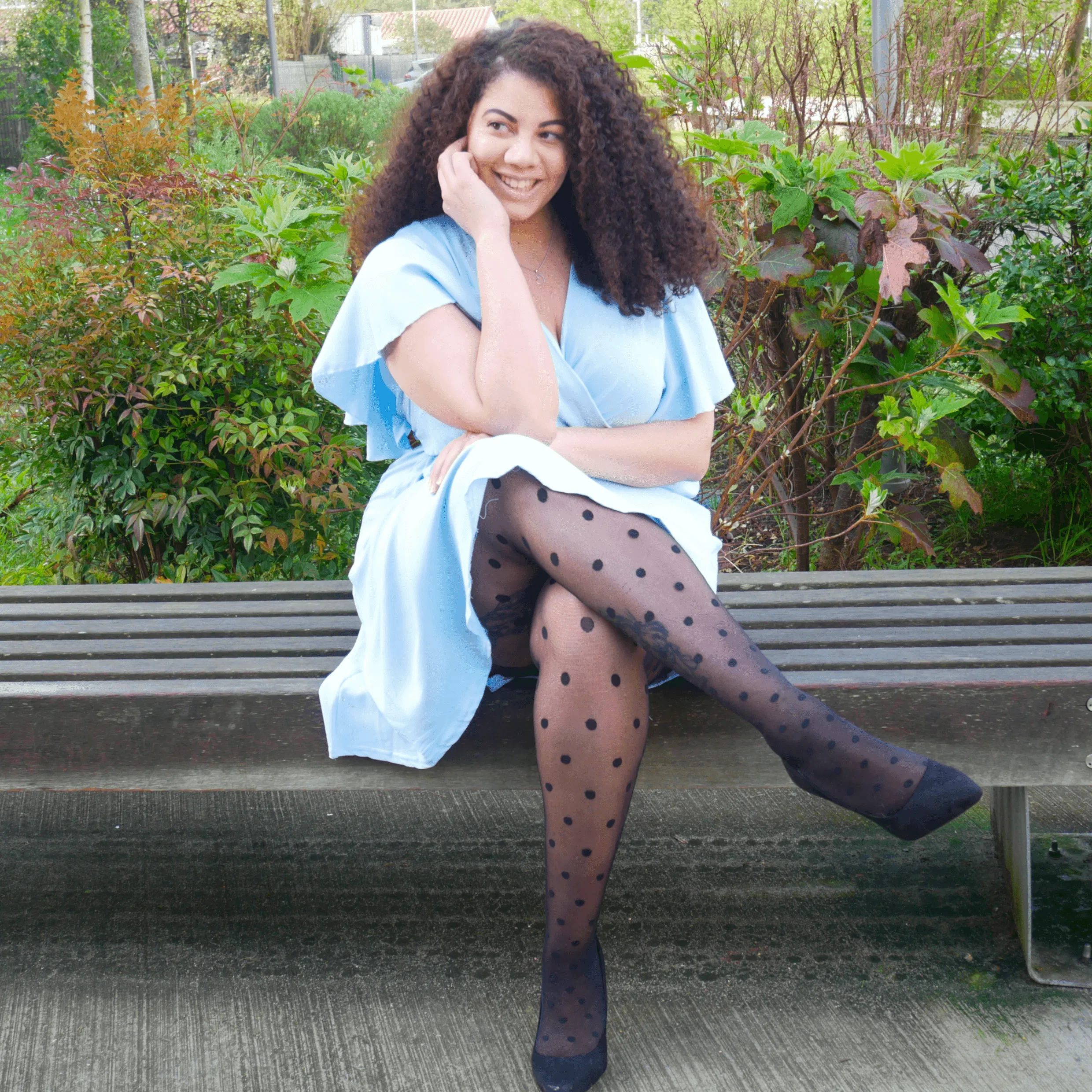 Polka Dot Strumpfhosen