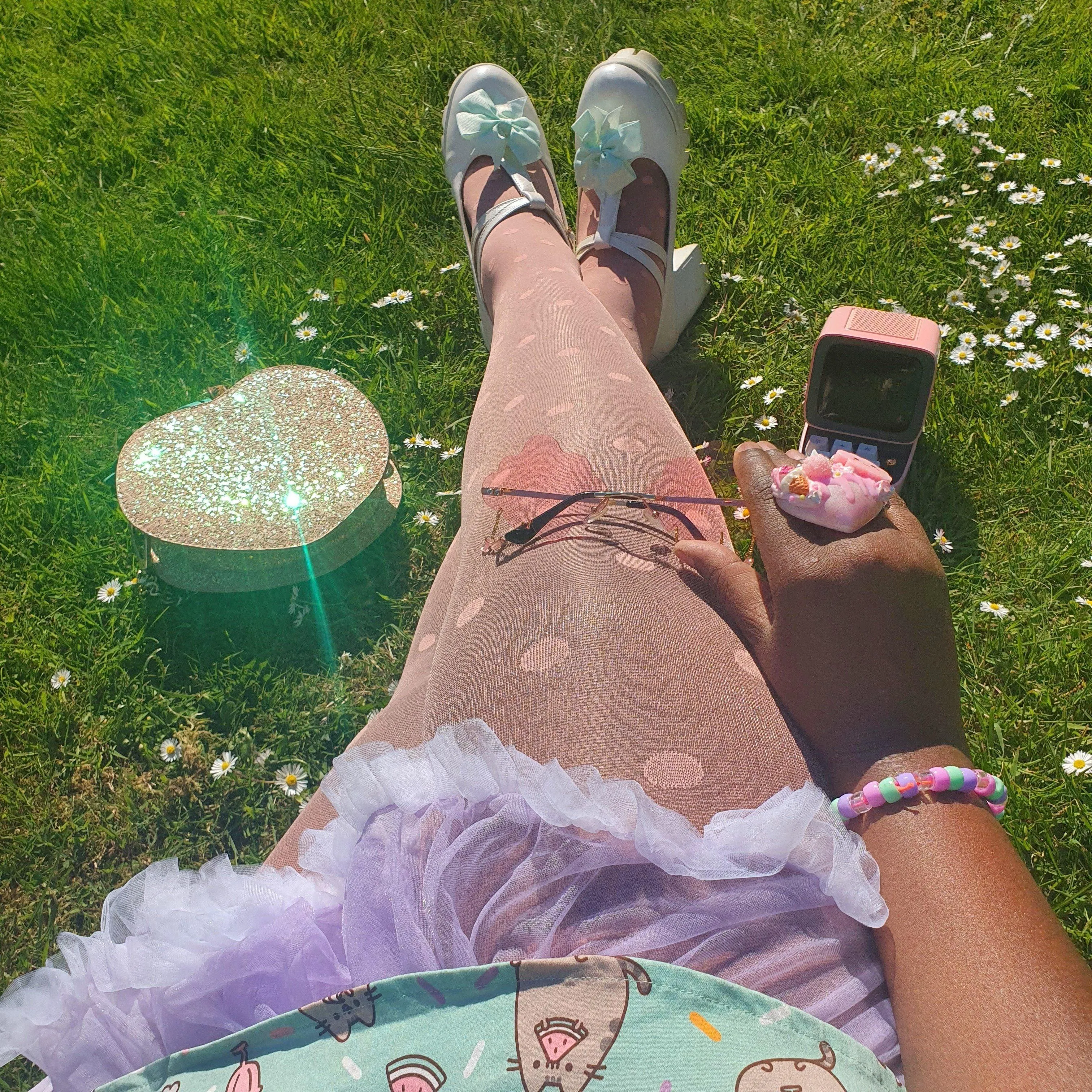 Polka Dot Strumpfhosen