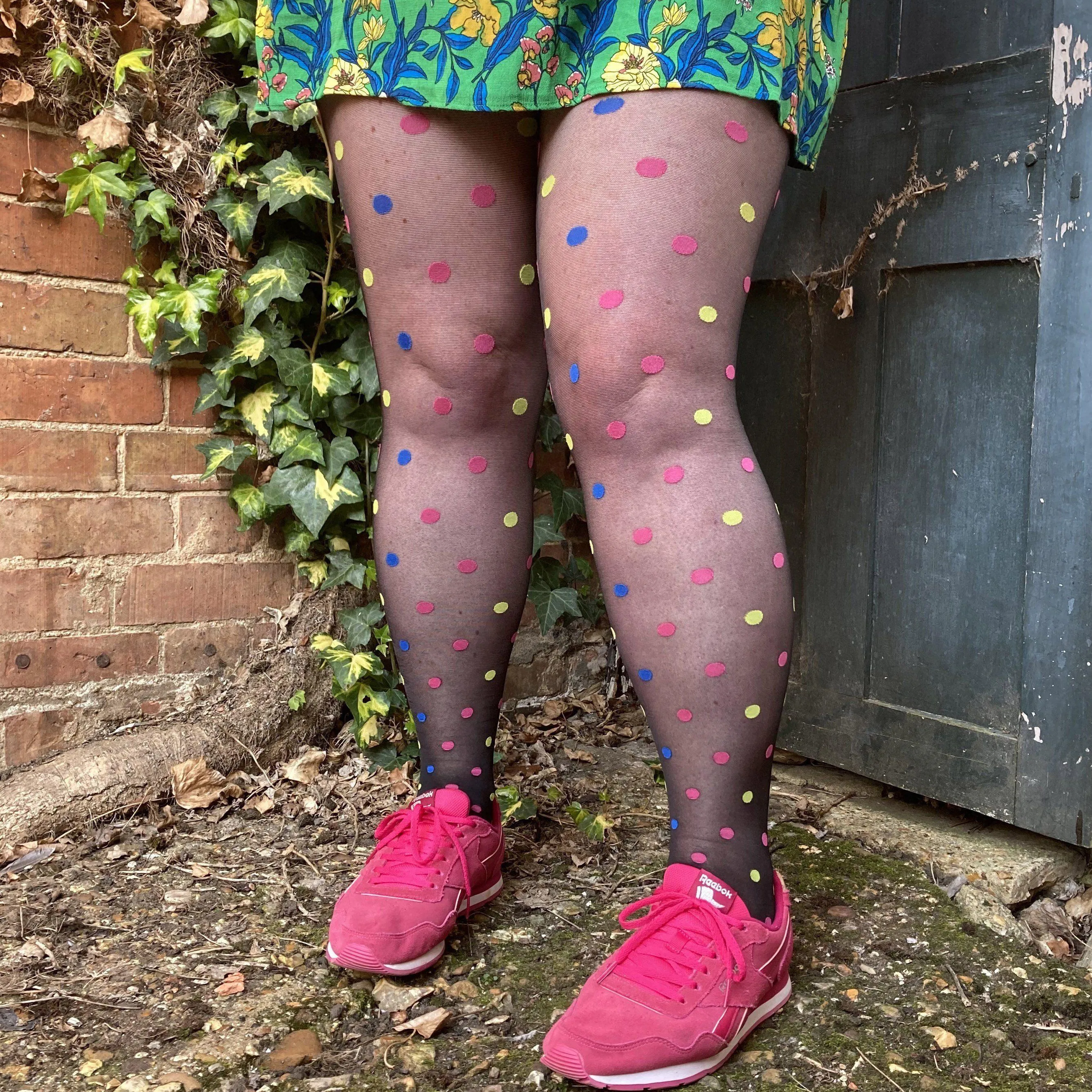 Polka Dot Strumpfhosen