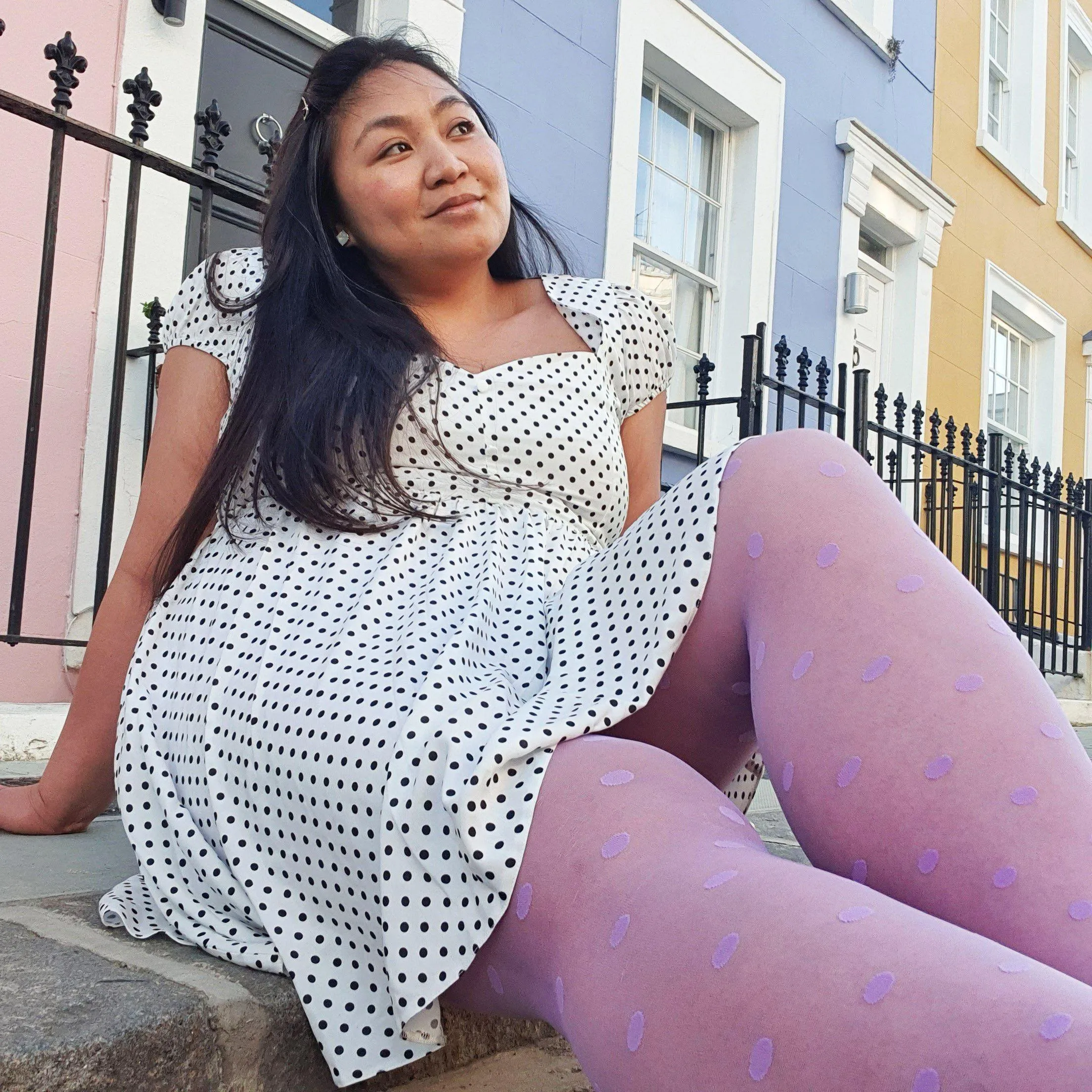 Polka Dot Strumpfhosen